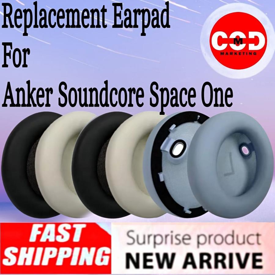 Bantalan Earcup Foam Earpad Cushion Anker Soundcore Space One - Anker Soundcore S1