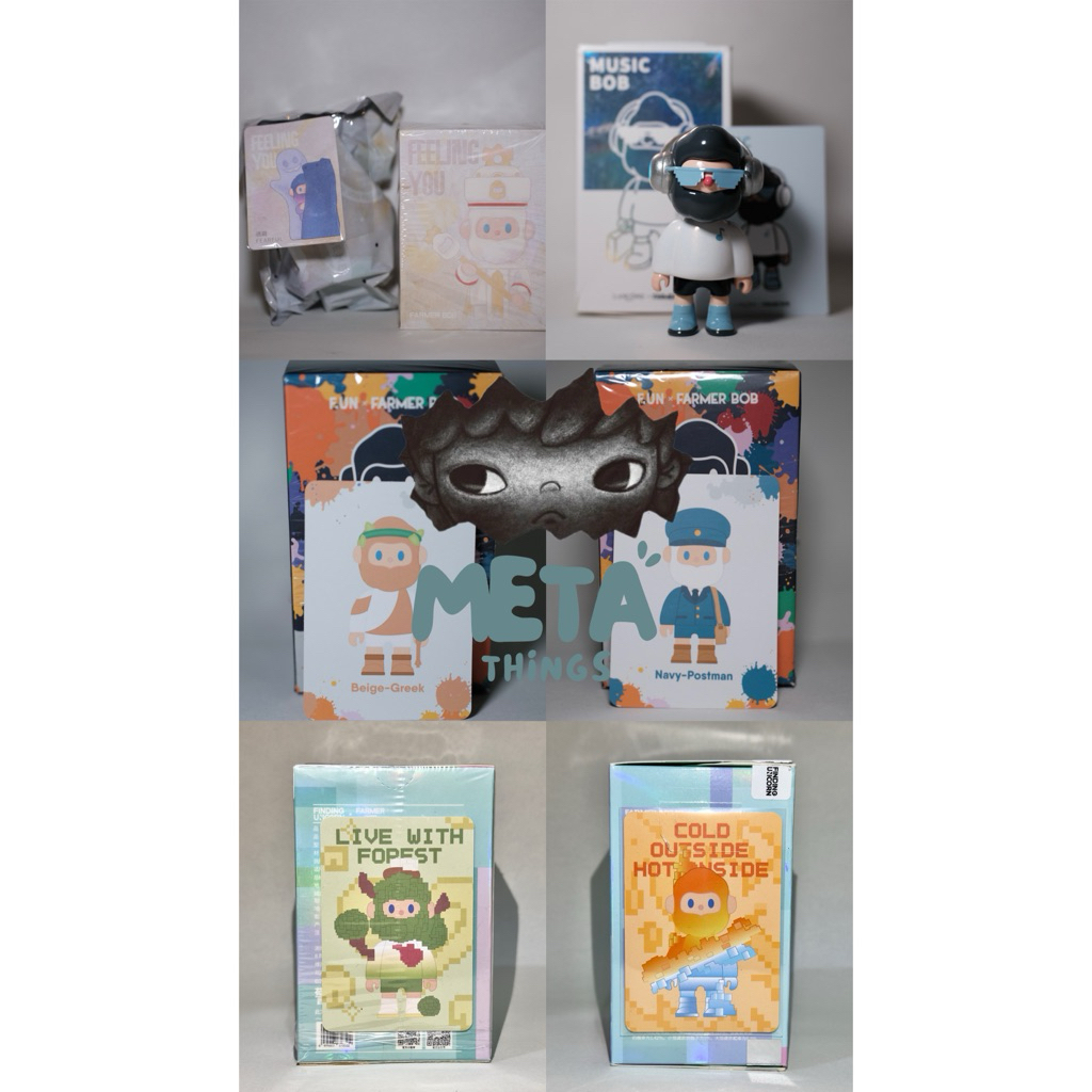 (selected) FARMER BOB - Color series Greek, Post man. Feeling You series anxious, fearful. Pixel ser