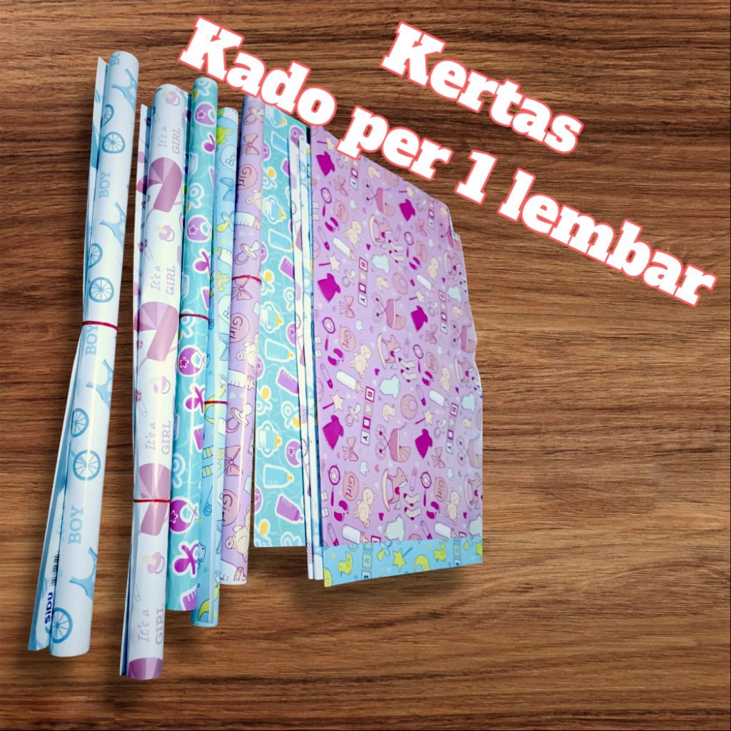 

KERTAS KADO MOTIF LUCU PER 10 LEMBAR
