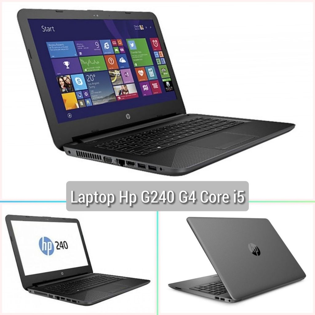 Laptop Hp G240 G4 Core i5 Ram 8 Gb Hdd 500 Gb Normal second ex kantor