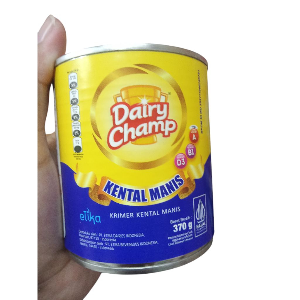

PROMO !! Susu Kaleng Dairy Champ 370gr