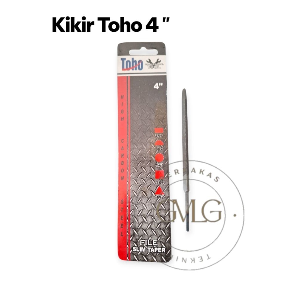 Kikir gergaji segitiga Toho 4"