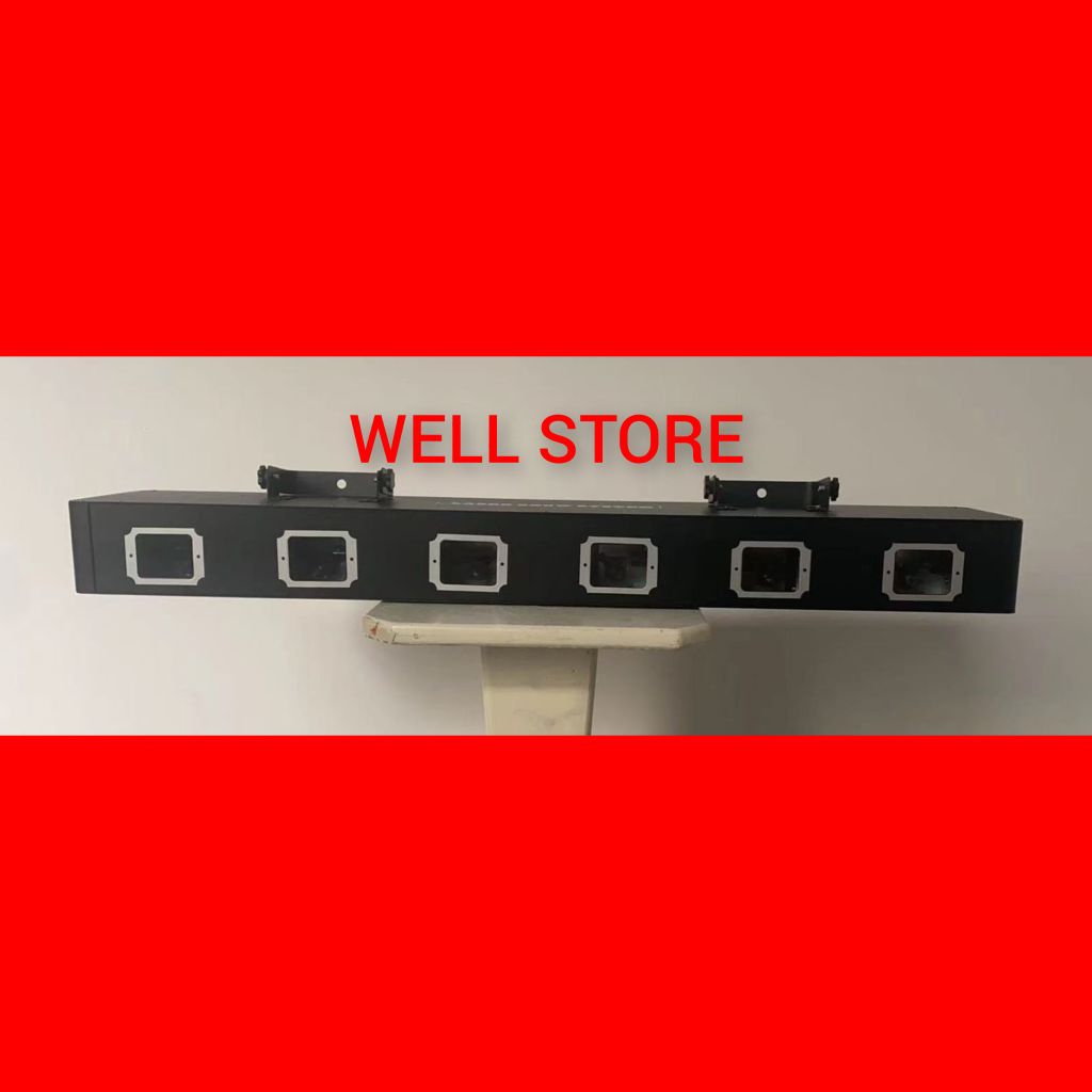 Lampu Laser Show Efek Panggung 6 Mata Fullcolor