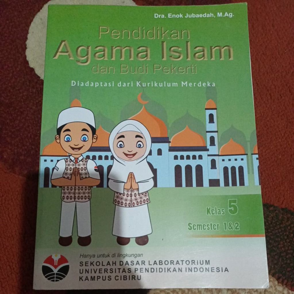 Buku Pendidikan Agama Islam (PAI) SD Kelas 5 Semester 1&2 UPI