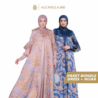 Alcavella - Maleeka Dress Sethijab | Dress Wanita Dress Muslim Wanita Gamis Muslim Terbaru Alcavella