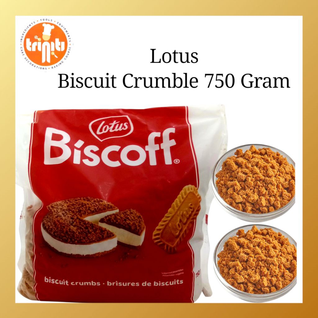 

Crumble Biscuit Lotus 750 Gram -Crumble Lotus Siap Pakai