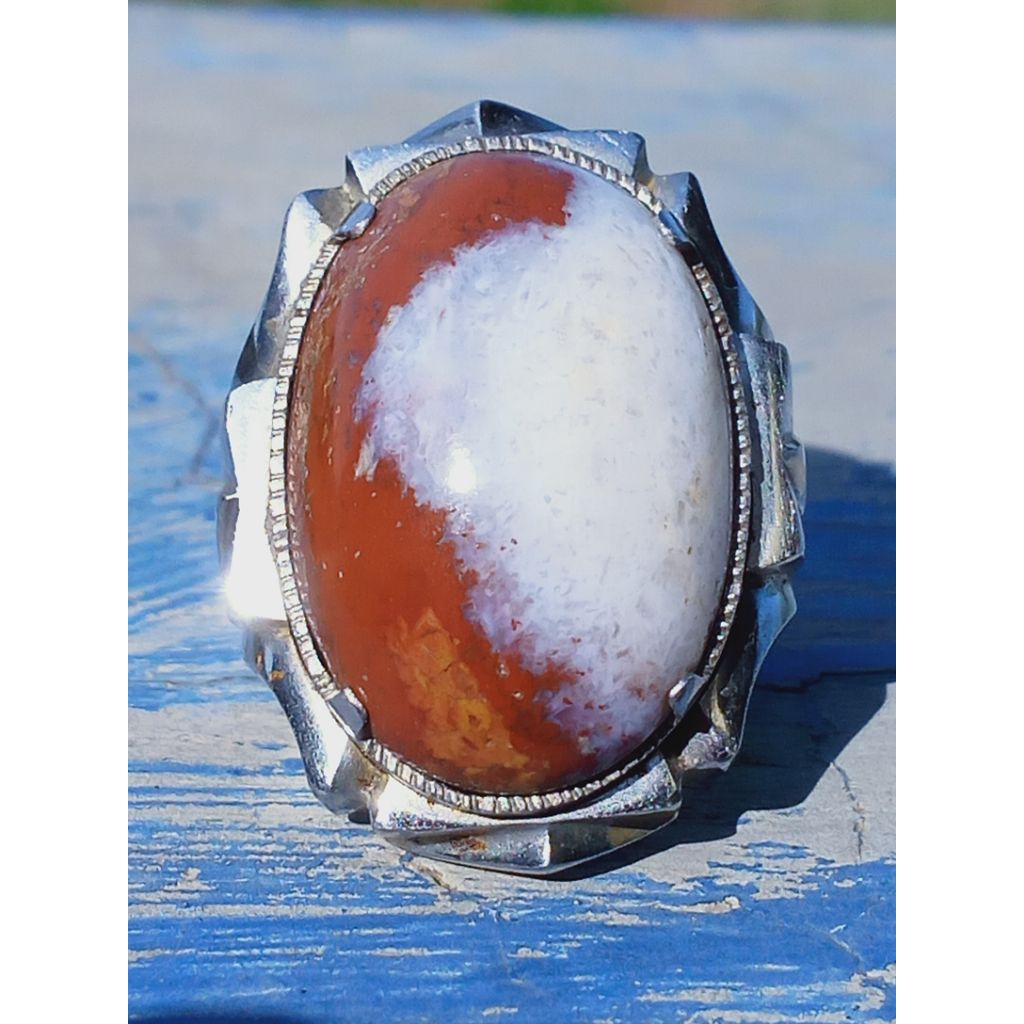 Cincin Batu Merah Putih Lawasan