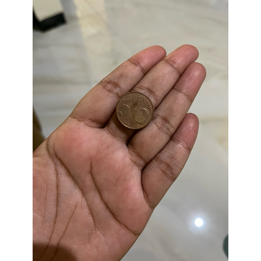 UANG 5 SEN EURO TAHUN 2006 ASLI