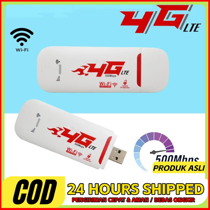 Modem Wifi Mifi 4G LTE Modem USB 500mbps/Modem Mifi PC Laptop Ponsel Support 10 Devices