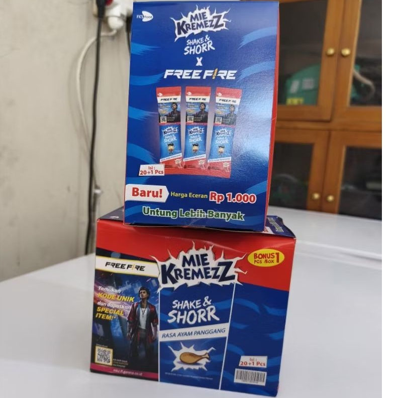 

Mie Kremezz Shake & Shorr isi 20