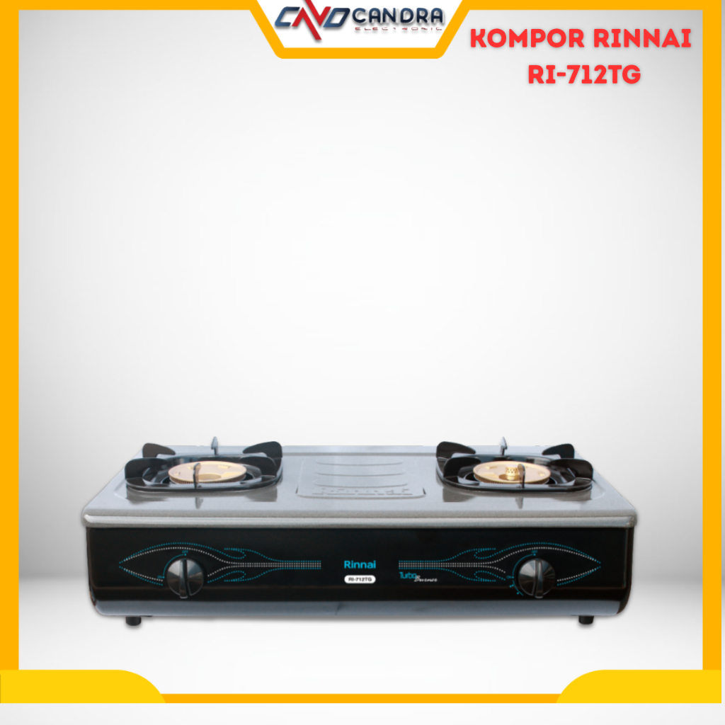 Kompor RINNAI 2 Tungku RI-712TG Api Turbo