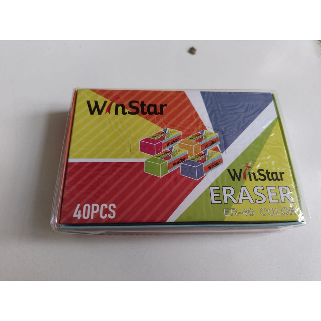 

Penghapus Eraser Pensil 1 Box 40 Pcs // Penghapus Kecil Murah || Hapus Pensil Kecil (40pcs)
