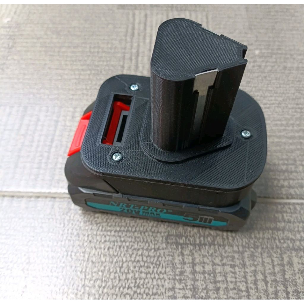 Adapter konverter mesin potong rumput 12v Xenon kodenki JLD Fisch uchiha memakai baterai Lxt