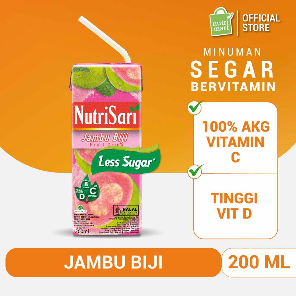 

NutriSari RTD Jambu Biji 200ml