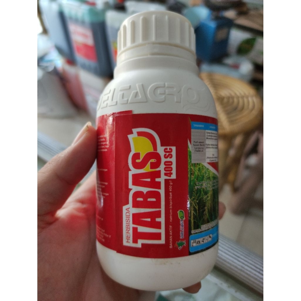 Racun rumput dalam padi, herbisida gulma pada padi, Tabas 400SC 200ML (Original 100%)