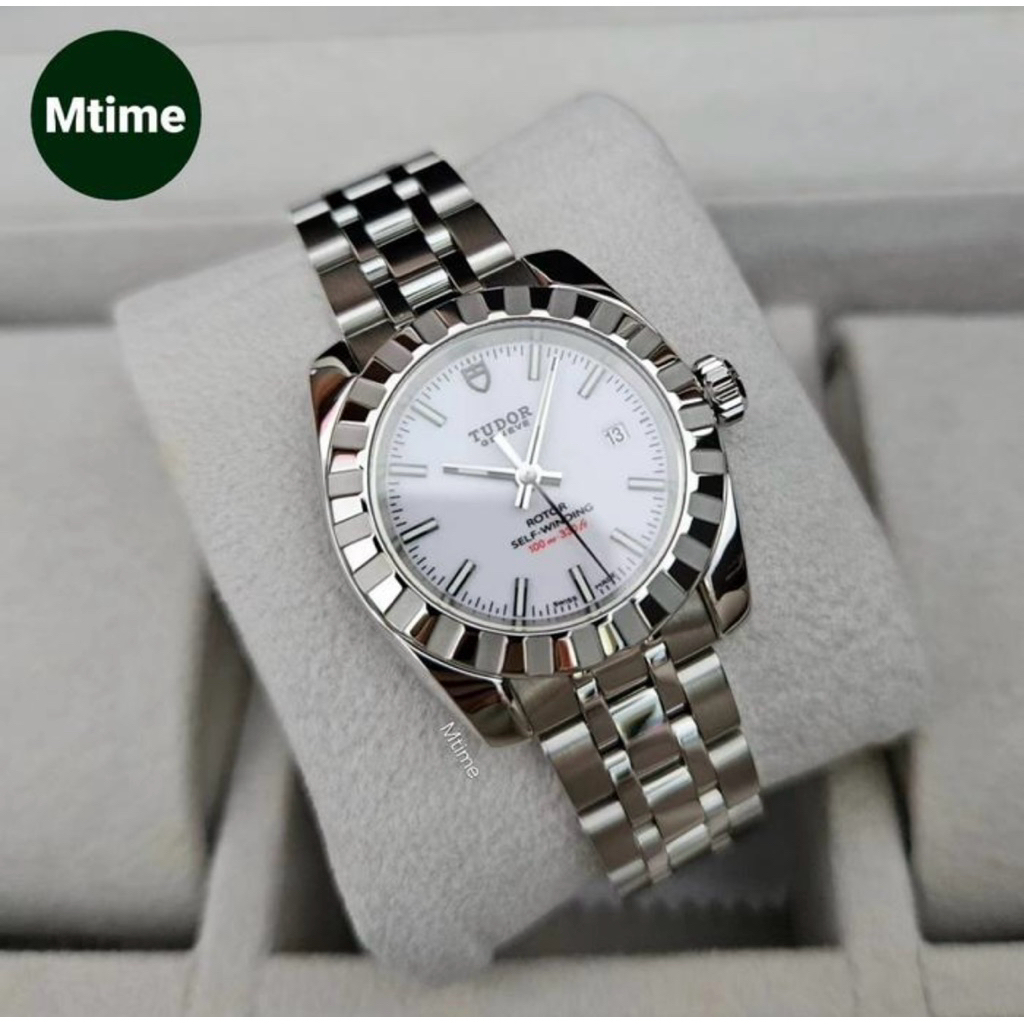 JAM TUDOR CLASSIC LADIES AUTOMATIC WHITE DIAL 28MM ORIGINAL