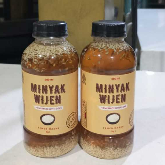 

g Minyak Wijen Halal Premium 200ml Terlaris Berkualitas Teman Masak