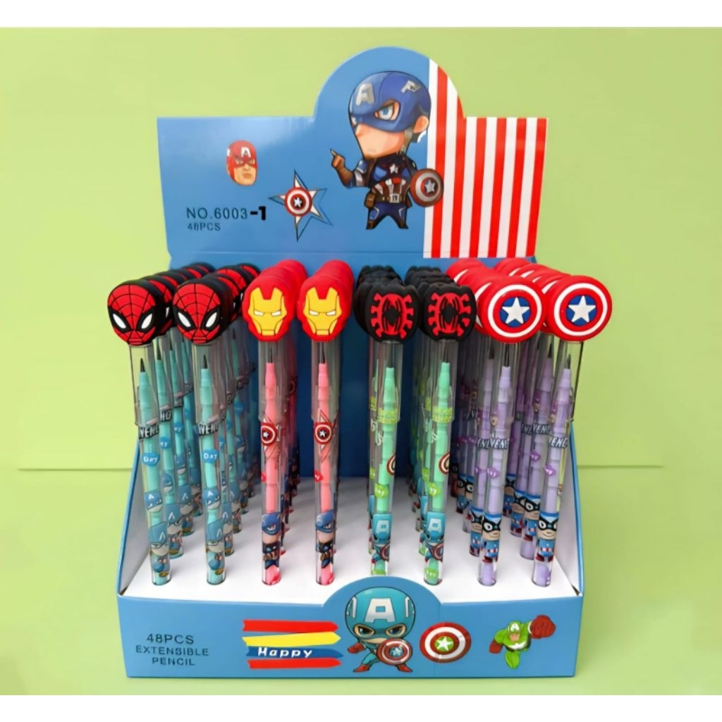 

1 BOX PENSIL SUSUN AVENGERS ISI 48