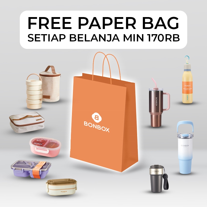 

Bonbox - Paper Shopping Bag Medium Tas Hadiah Paperbag Gift Bag
