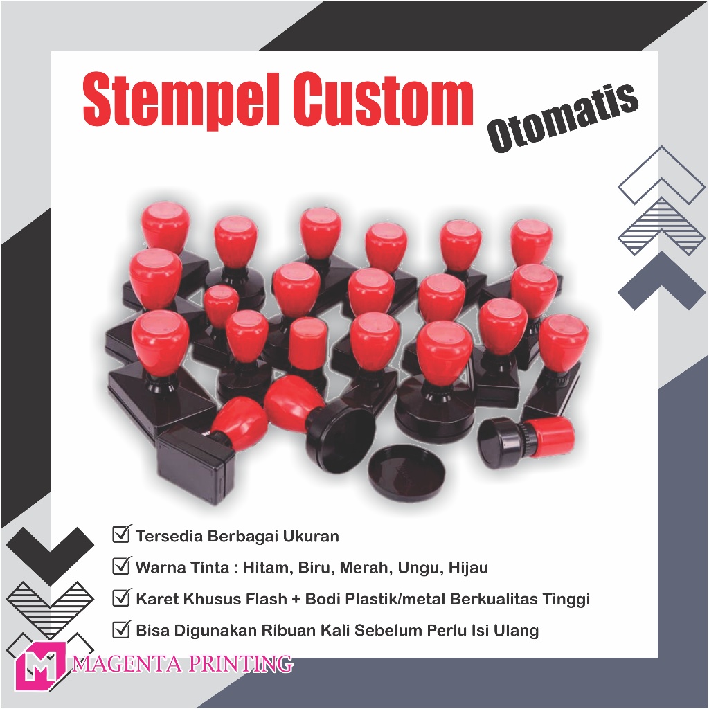 

Stempel Custom Logo Nama Stempel Otomatis Flash Lunas Tanpa Bantalan 1 Hari Jadi Free Design