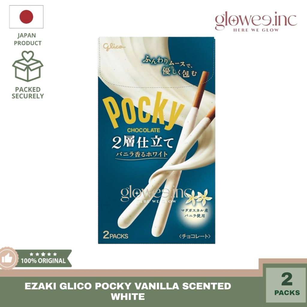 

READY STOCK - Glico Pocky Vanilla Scented White