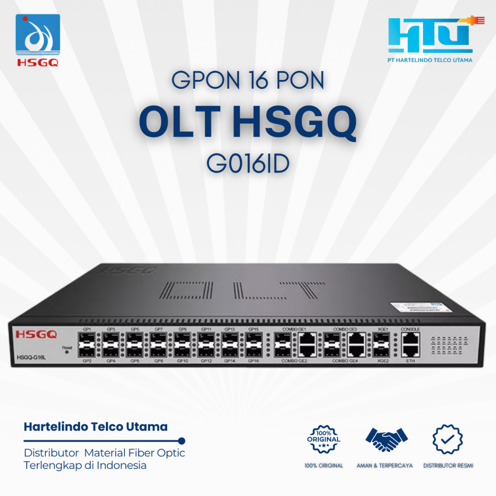 OLT GPON 16 PON HSGQ TYPE G016 10G AC/DC - Unit OLT Only