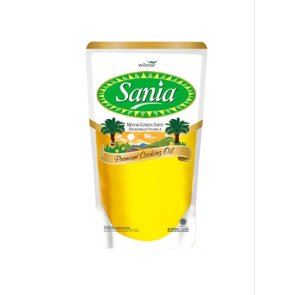 

Sania Minyak Goreng Pouch 1000 ml / 1 Liter