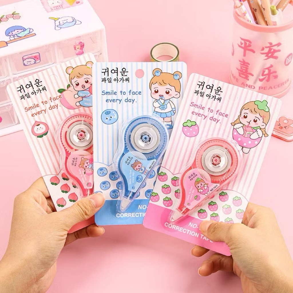 

STIPO KERTAS SERIES ANAK-ANAK LUCU 1411 | CORRECTION TAPE | CORRECTION ROLLER | TIPEX PITA| TIPE X PITA