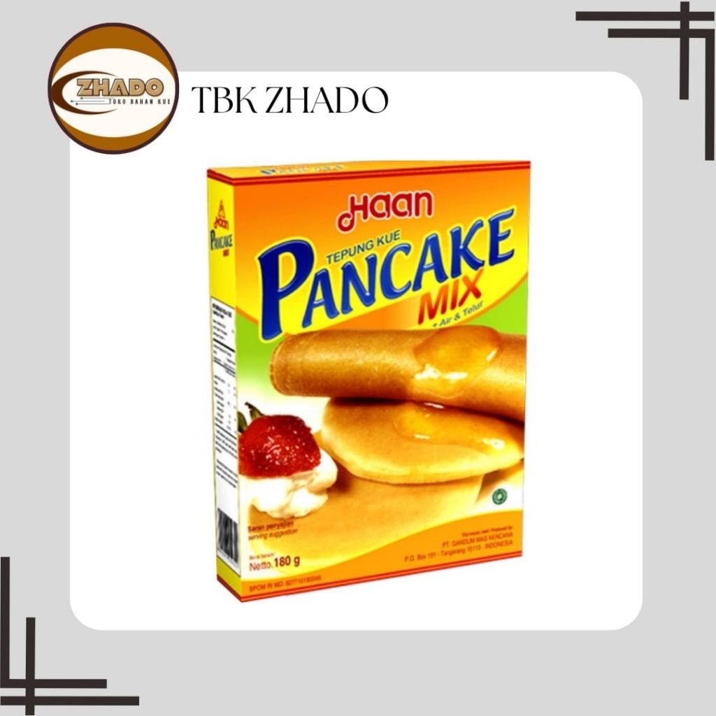 

Haan pancake mix vanilla 180gr