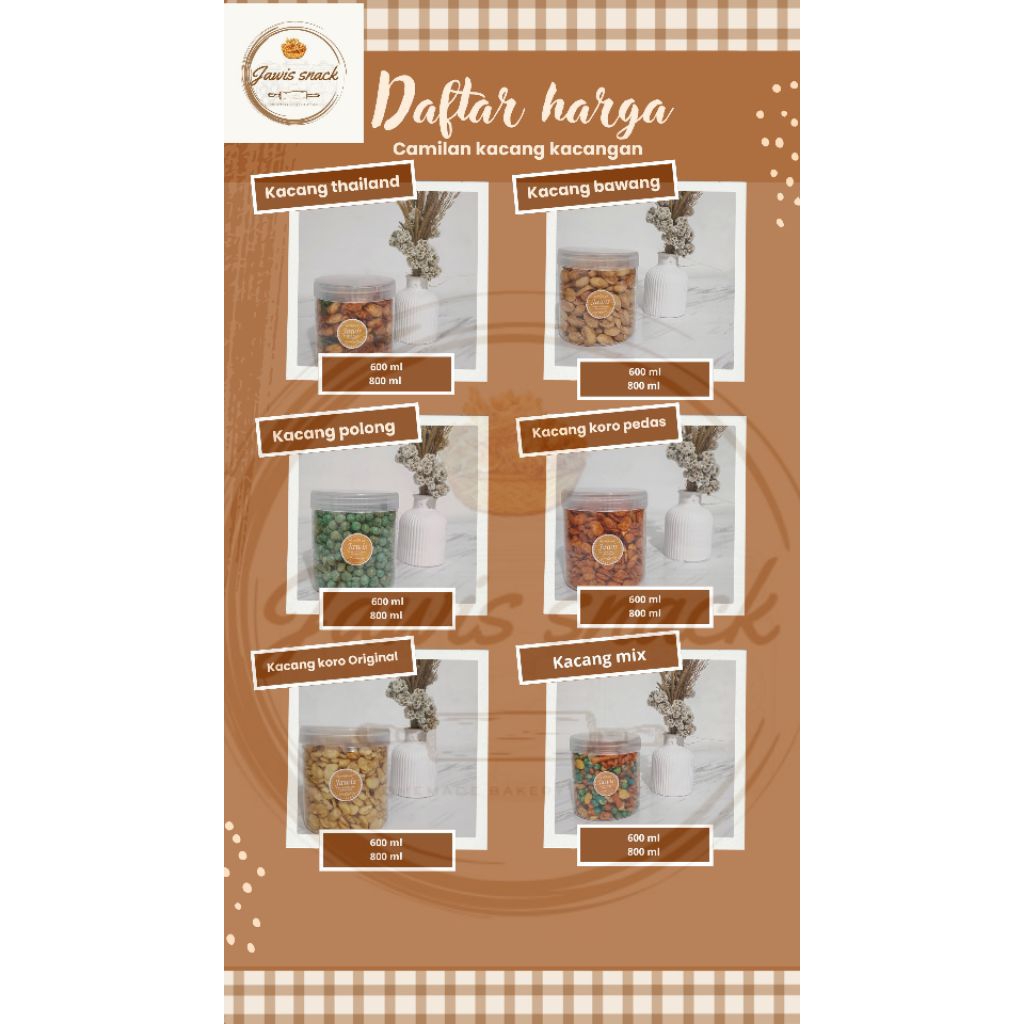 

ANEKA CAMILAN KACANG || 800ml Best seller kacang thailand/kacang bawang/kacang koro/kacang polong/mix