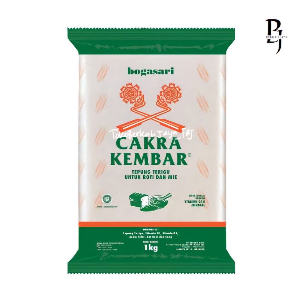 

CAKRA KEMBAR TRANSPARAN TEPUNG TERIGU KEMASAN - 1Kg