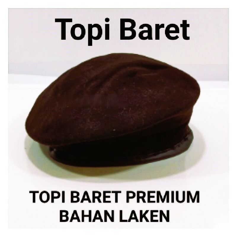 Topi Baret Pramuka  SD SMP Premium Bahan Laken