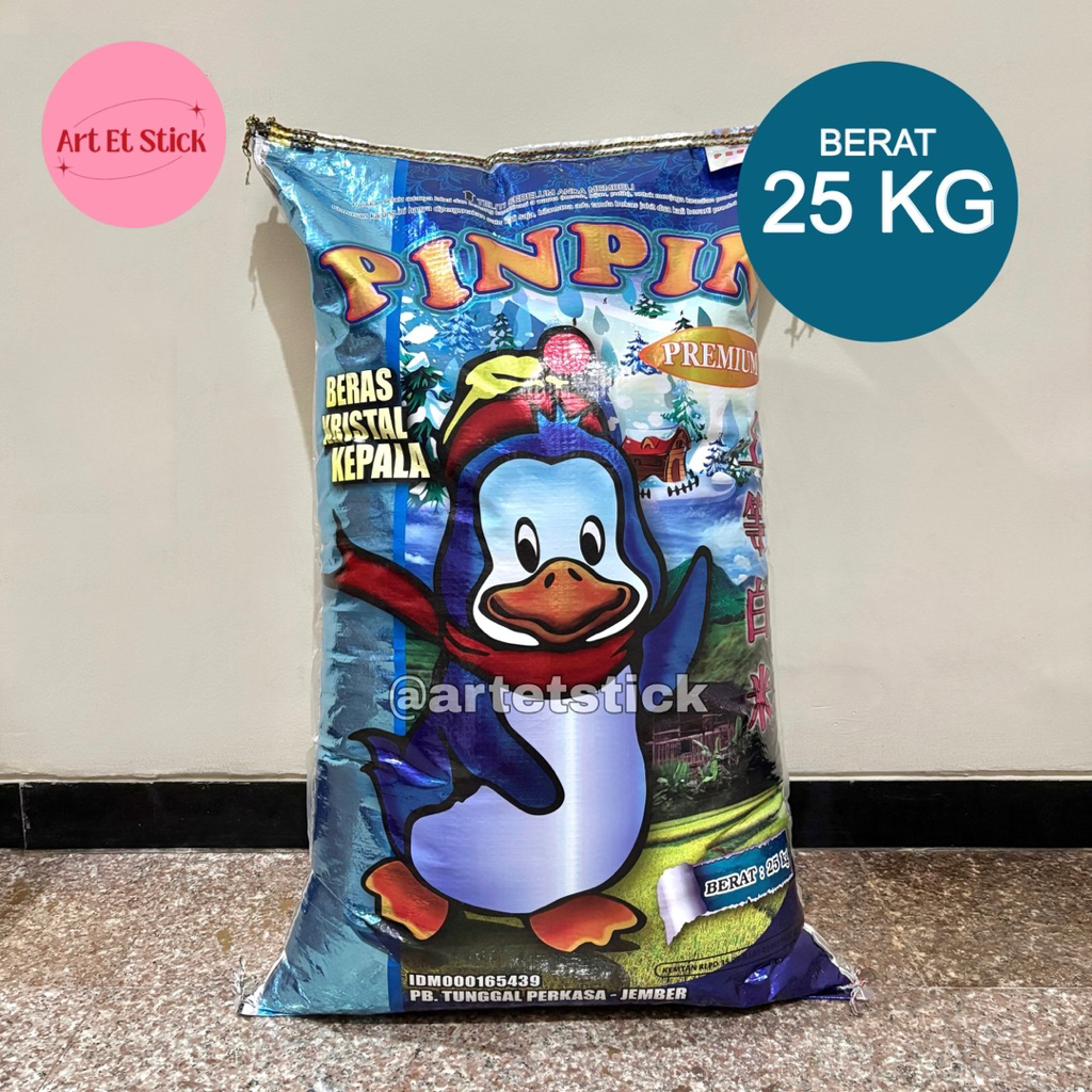

Beras Pinpin 25 Kg - Kristal Kepala Super Premium Pulen Wangi