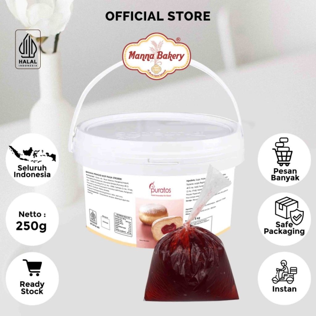 

SELAI PURATOS KEMASAN REPACK 250 GR MURAH / Kemasan ecer 250 gr murah selai roti