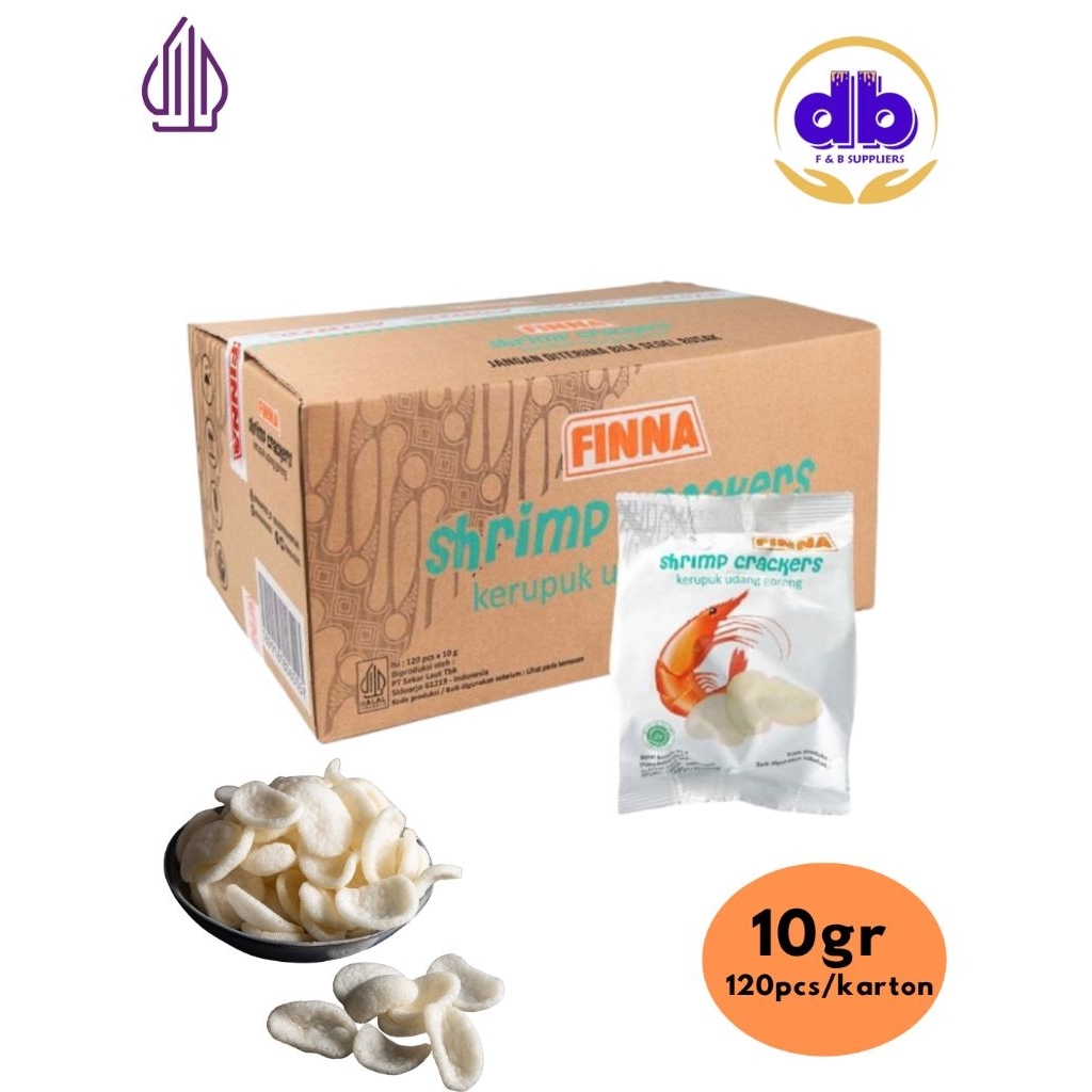 

Shrimp Crackers FINNA Kerupuk Udang Goreng (10grx120pcs)