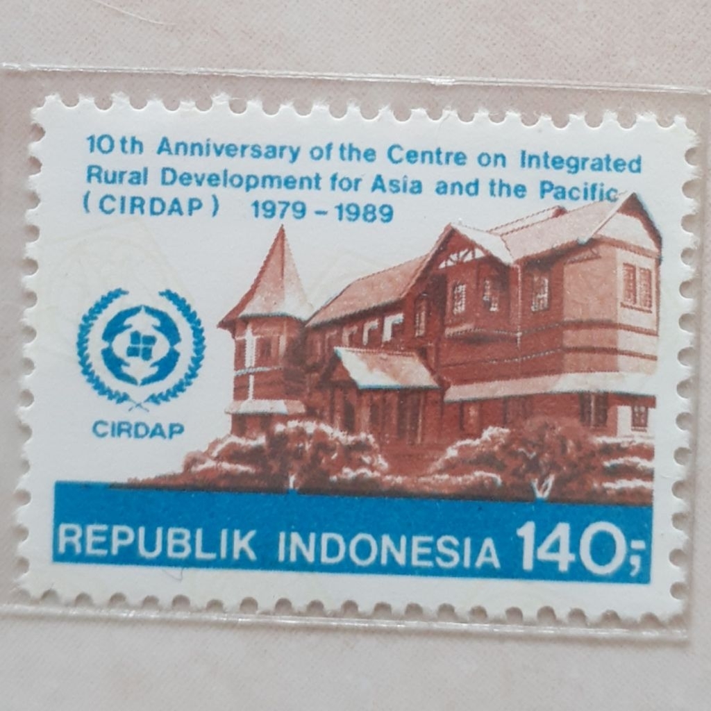 

Perangko Indonesia HUT Ke-10 CIRDAP Tahun 1989