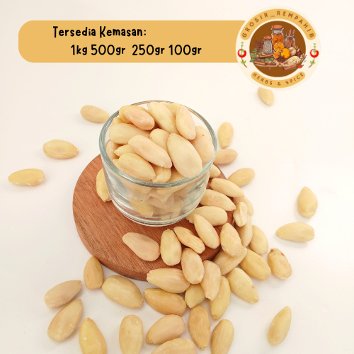 

Raw Almond Blanced / Kacang Almond Blanced Mentah