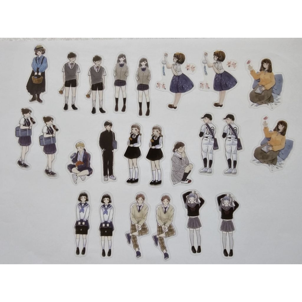 

(Baca Deskripsi) Japanese Collage Theme Aesthetic Sticker Flakes for Journaling & Scrapbook