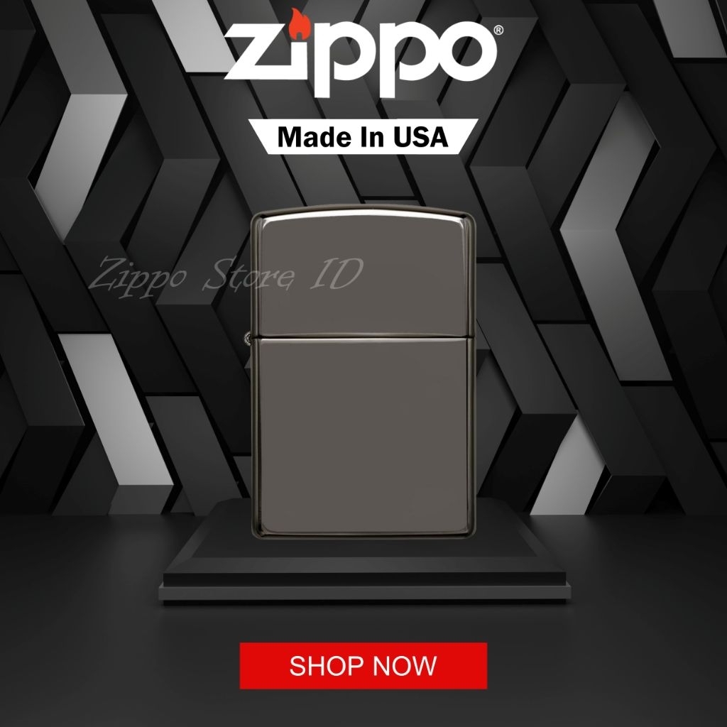 Korek Zippo Classic Black Ice 150 Original Made In USA