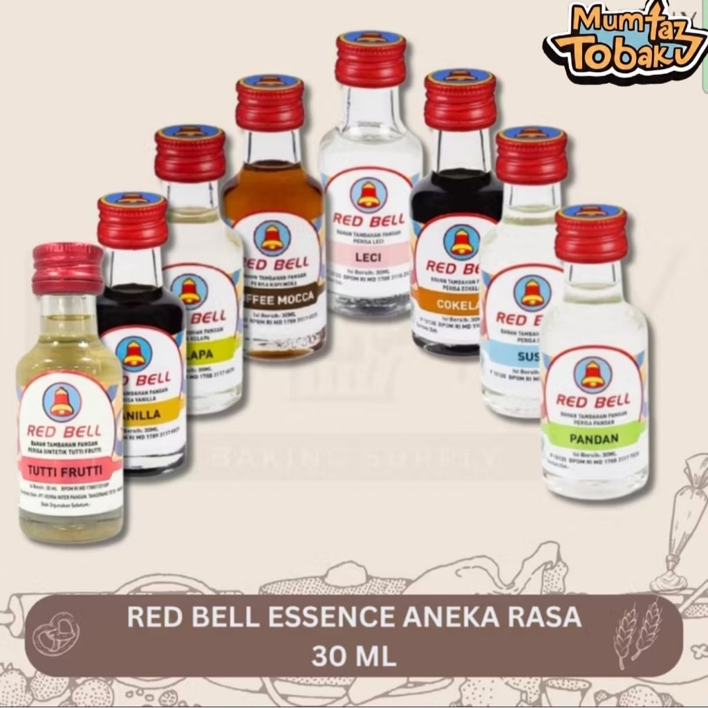

Red Bell Perisa Makanan 30 ml 1 pcs botol bening