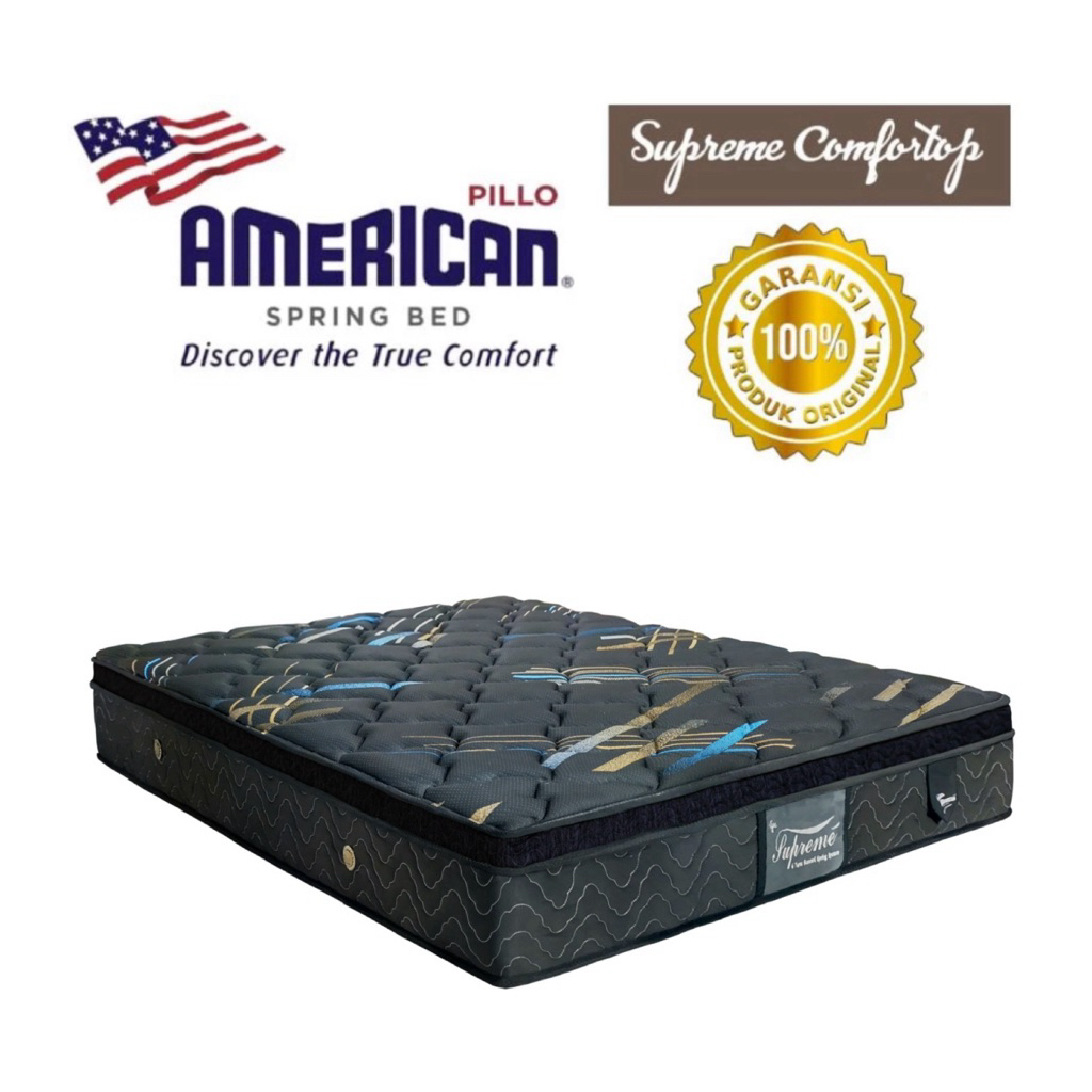 Kasur Springbed Merk American type Supreme Comfortop
