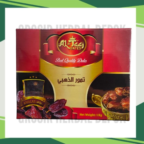 

KURMA KHALAS 1kg - KHALAS DATES PREMIUM - Al Taaj dates - golden dates