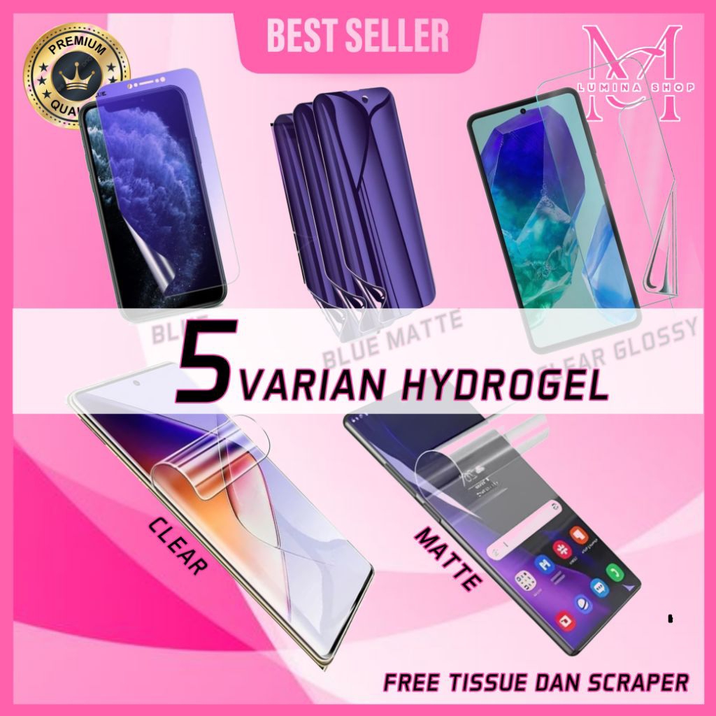 INSTANT+COD LS HYDROGEL HD CLEAR MATTE BLUE LIGHT INFINIX HOT 7 8 10 10S 11 11S 11S NFC 12 12I 20 20