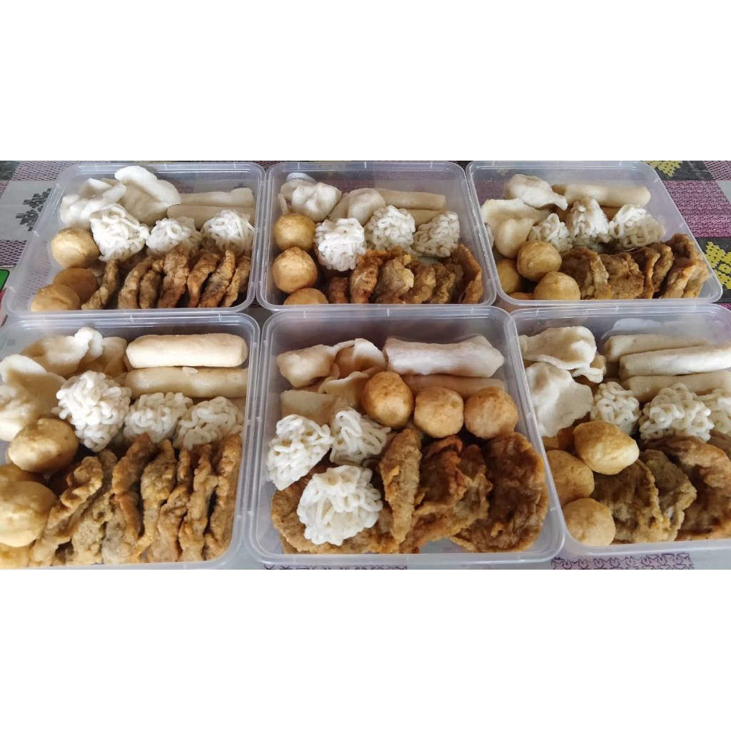 

pempek palembang isi 50 pcs pempek campur
