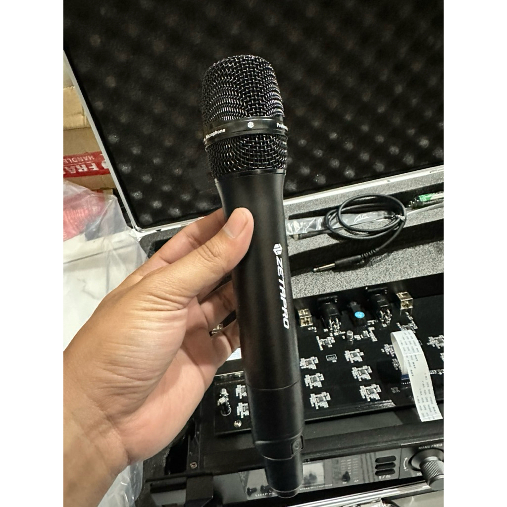 Mic wireless Zetapro signature terbaru pcb full suara clarity