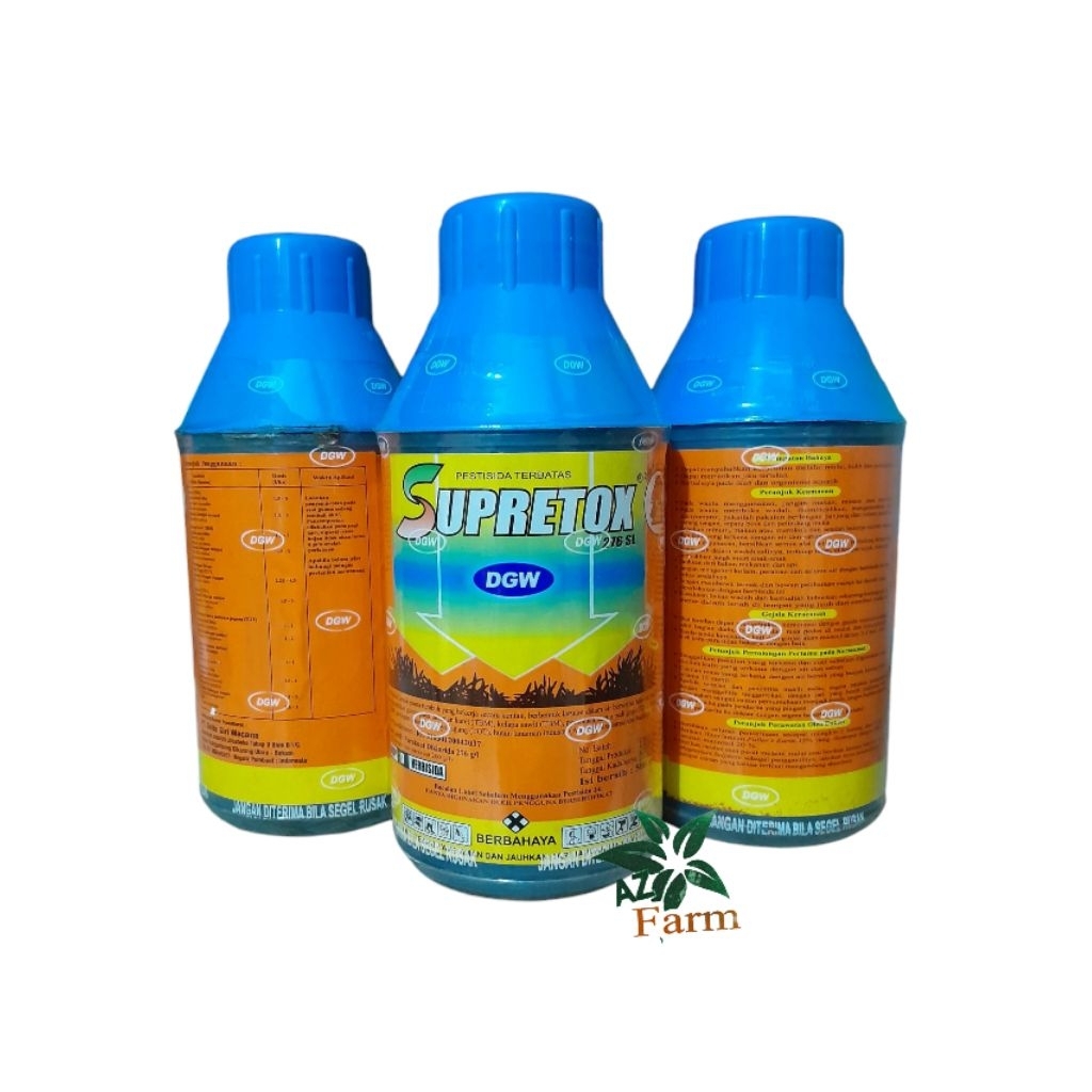 SUPRETOX 1LITER HERBISIDA KONTAK PARAKUAT DIKLORIDA 276SL