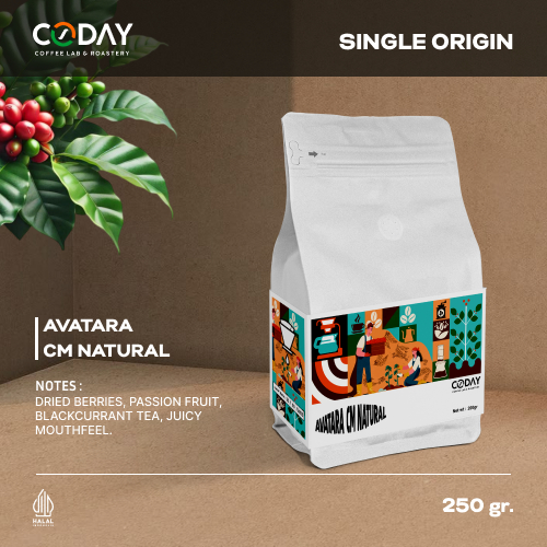 

Coday Coffee Lab Single Origin Espresso Arabica Coffee Avatara CM Natural