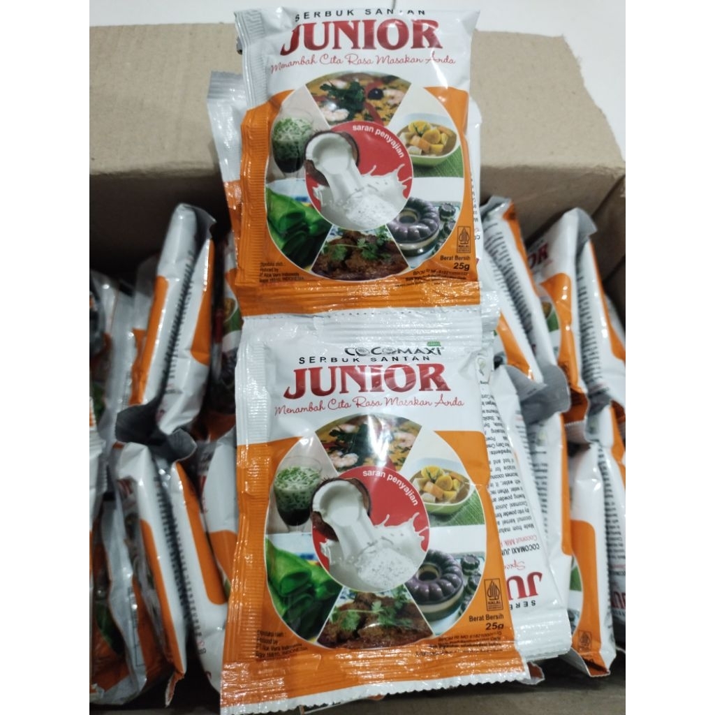 Cocomaxi Junior Santan Bubuk 25gr 1Renceng isi 10Sachet