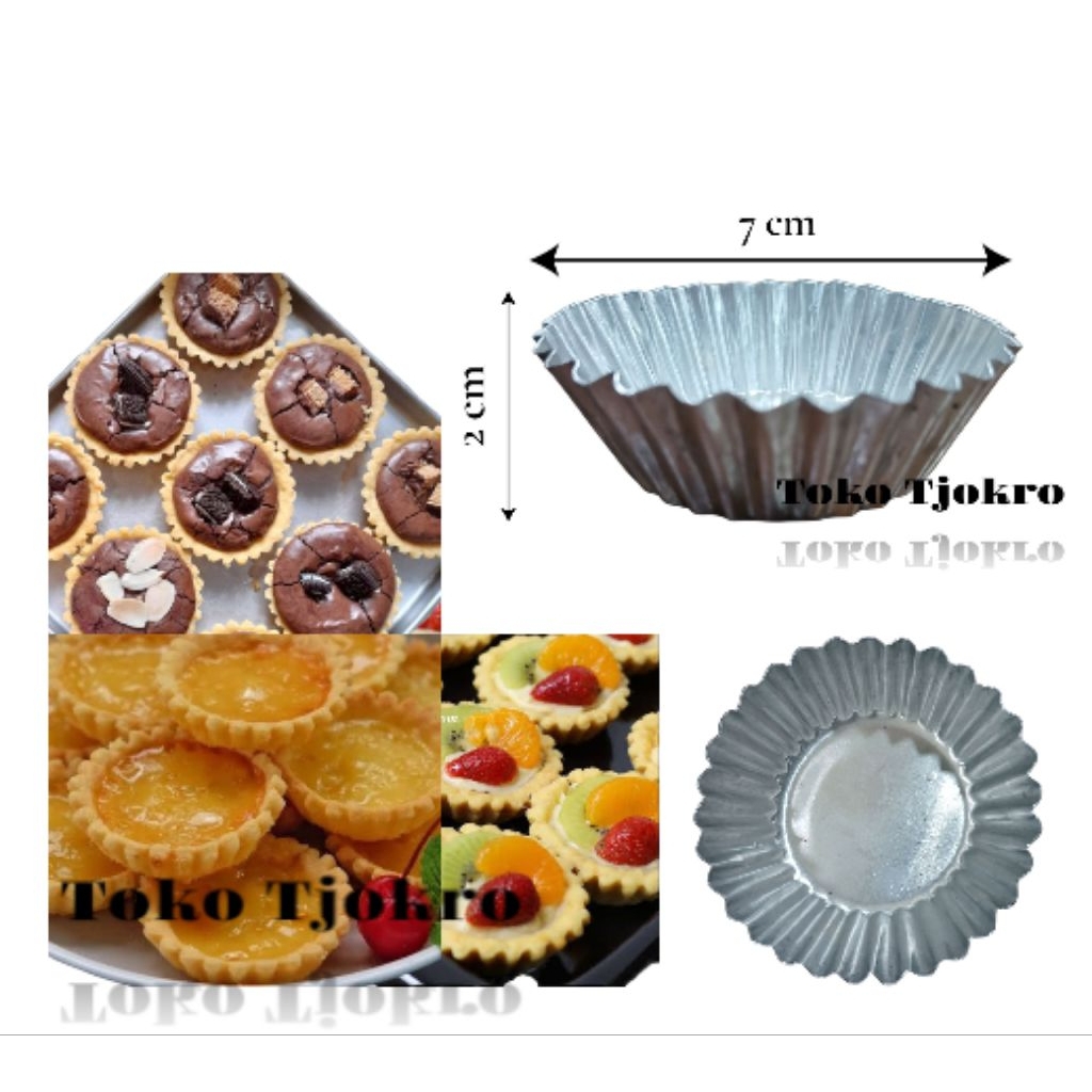 [12pcs] Cetakan Kue Pie Susu Pie Buah Pie Brownies loyang Pie Sus Kue lontar