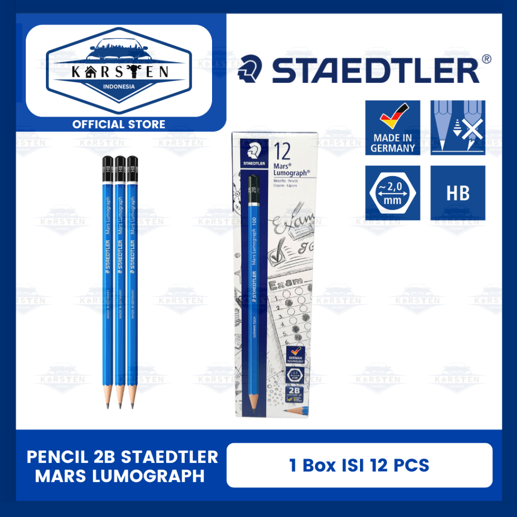 

Pencil | Pensil 2B Staedtler Mars Lumograph
